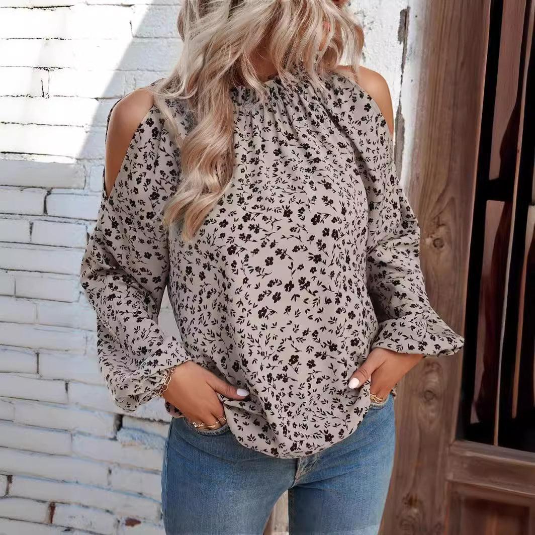 Women's Printed Shirt Amazon Floral Long Sleeve - BrandBoxs