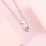 Load image into Gallery viewer, Love Titanium Steel 18K Gold Mother&#39;s Day Double-layer Necklace
