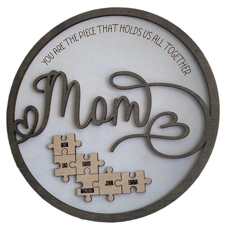 Creative Wooden Puzzle Ornaments For Mother's Day - BrandBoxs