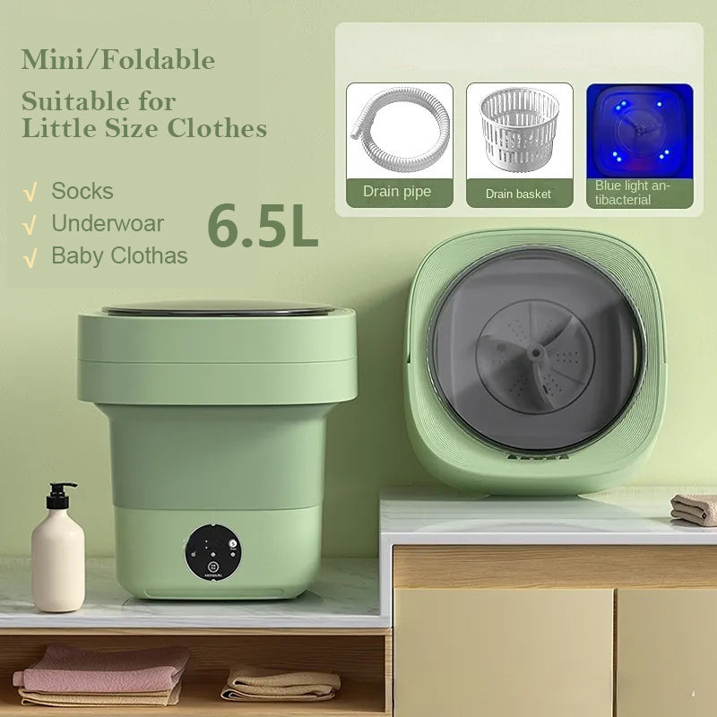 Mini Foldable Washing Machine (Portable) - BrandBoxs