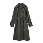 Load image into Gallery viewer, Women&#39;s Loose Long Trench Coat And Overcoat With Strap - BrandBoxs
