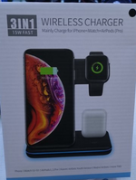 Load image into Gallery viewer, 3-in-1 Wireless Charging Stand - BrandBoxs
