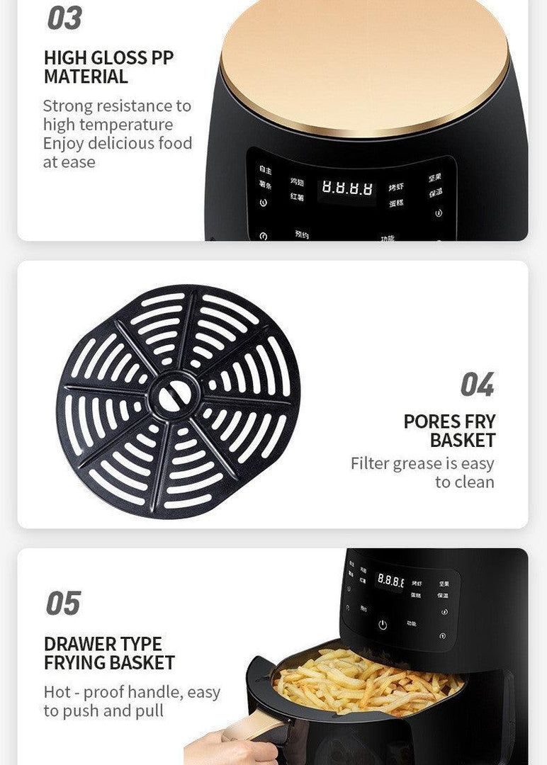 Air Fryer Smart Touch Home Electric Fryer - BrandBoxs