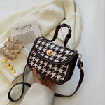 Load image into Gallery viewer, Small And Trendy Checkerboard Crossbody Bag - BrandBoxs
