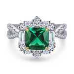 Load image into Gallery viewer, Grandmother Princess-shaped European And American Fashion Engagement Ring - BrandBoxs
