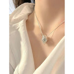 Load image into Gallery viewer, Blue Ice Heart Necklace For Women - BrandBoxs
