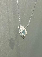 Load image into Gallery viewer, Blue Ice Heart Necklace For Women - BrandBoxs
