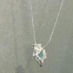 Load image into Gallery viewer, Blue Ice Heart Necklace For Women - BrandBoxs
