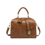 Load image into Gallery viewer, Women&#39;s Fashion Retro Solid Color Single-shoulder Bag - BrandBoxs
