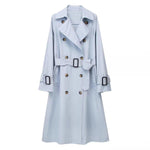 Load image into Gallery viewer, Women&#39;s Loose Long Trench Coat And Overcoat With Strap - BrandBoxs
