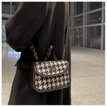 Load image into Gallery viewer, Small And Trendy Checkerboard Crossbody Bag - BrandBoxs
