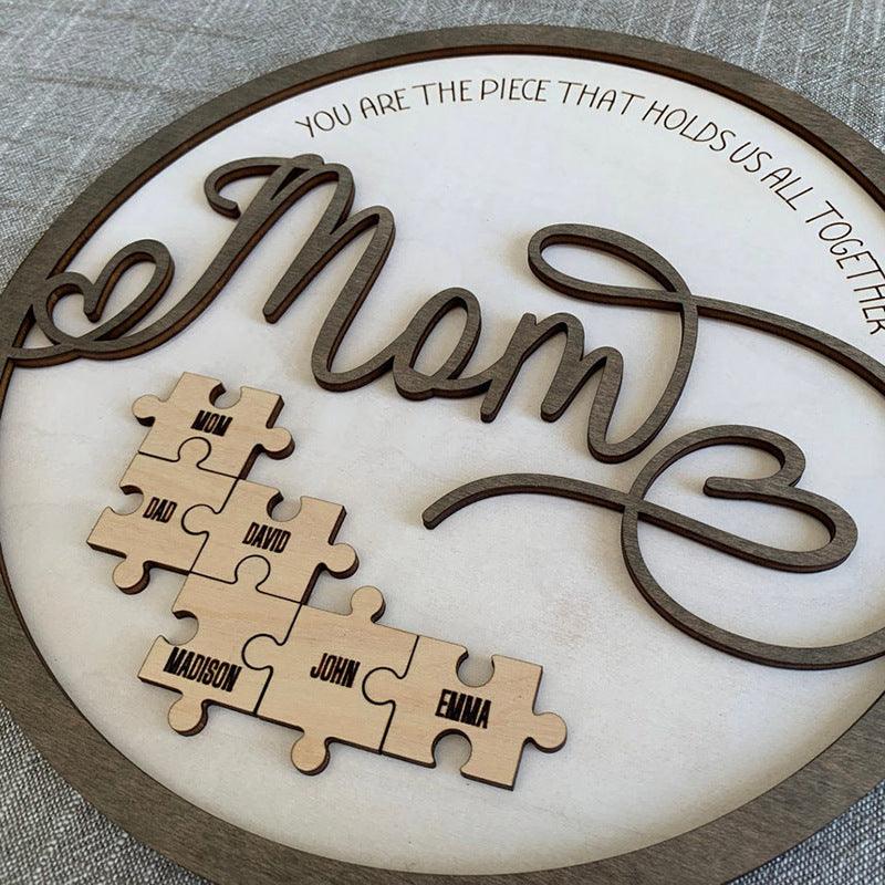 Creative Wooden Puzzle Ornaments For Mother's Day - BrandBoxs