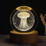 Load image into Gallery viewer, Luminous Starry Sky And Planets Crystal Ball Small Night Lamp - BrandBoxs
