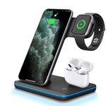 Load image into Gallery viewer, 3-in-1 Wireless Charging Stand - BrandBoxs
