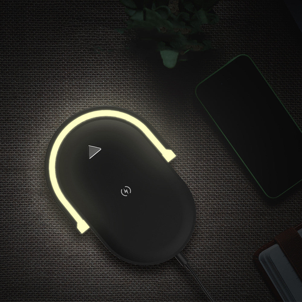 3-in-1 Wireless Charger & Lamp (Stonego) - BrandBoxs